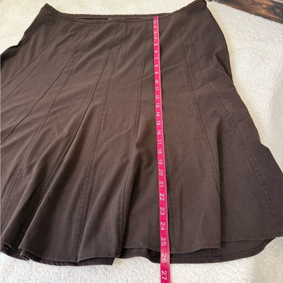 Dress Barn brown skirt - Picture 6 of 8